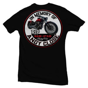 Andy Close - Memorial T-Shirt